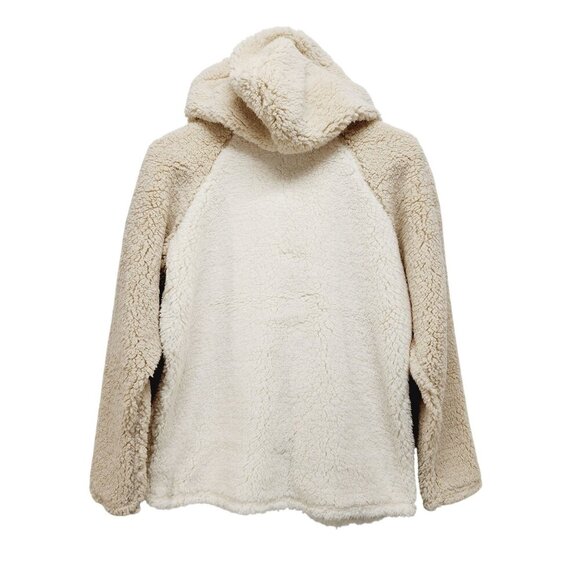 Lacey Chabert Women's Comfy Chic Sherpa Jacket Beige cream Size S - Picture 2 of 13